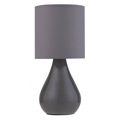 Ceramic Table Lamp - Grey