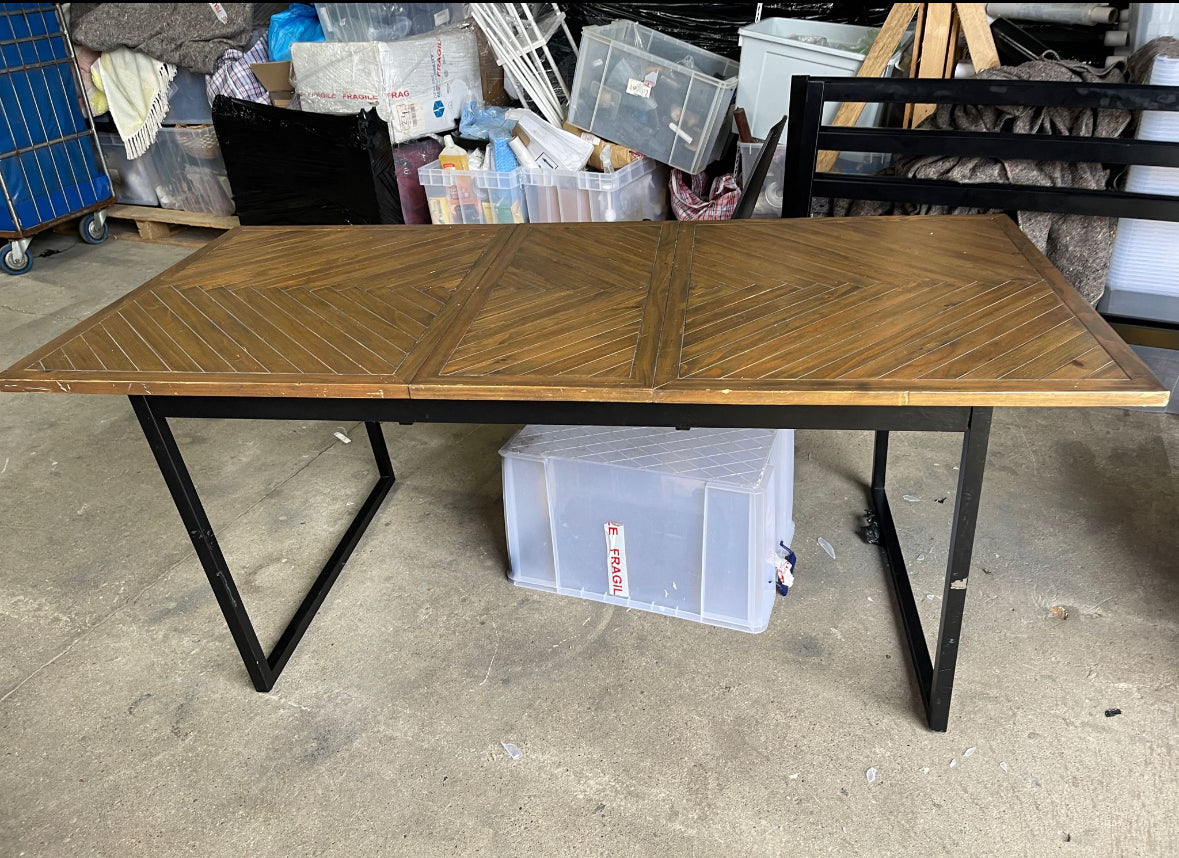 Chevron Dining Table, 190x90x75cm
