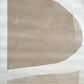 Beige Semi Circle Poster 50 x 70cm