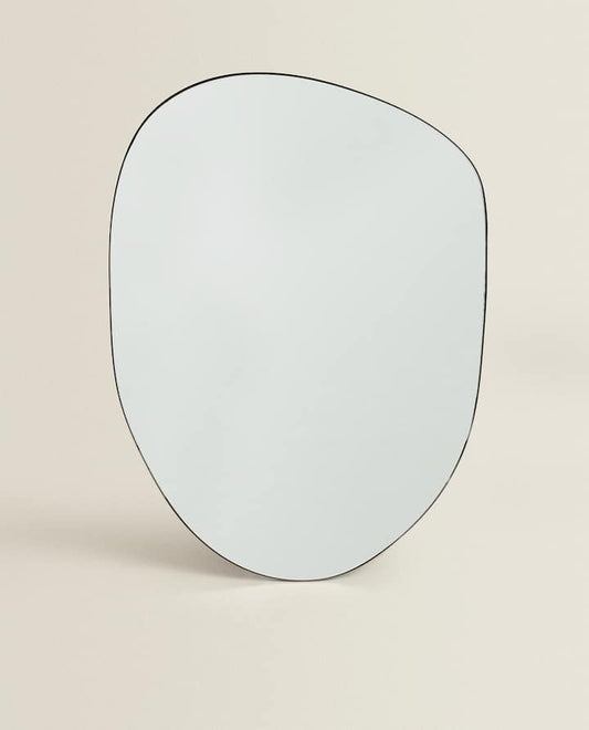 LARGE ASYMMETRIC WALL MIRROR, 110x80cm