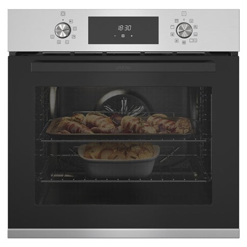 Lamona LAM3710 Built In Stainless Steel Single Multifunction Oven - W595xD571xH597mm