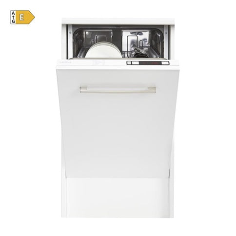 Lamona LAM8304 Integrated Slimline White Control Panel Dishwasher - W448xD550xH818mm