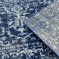 Aamina Tufted Antique Navy/Cream Rug, 290 x 200cm