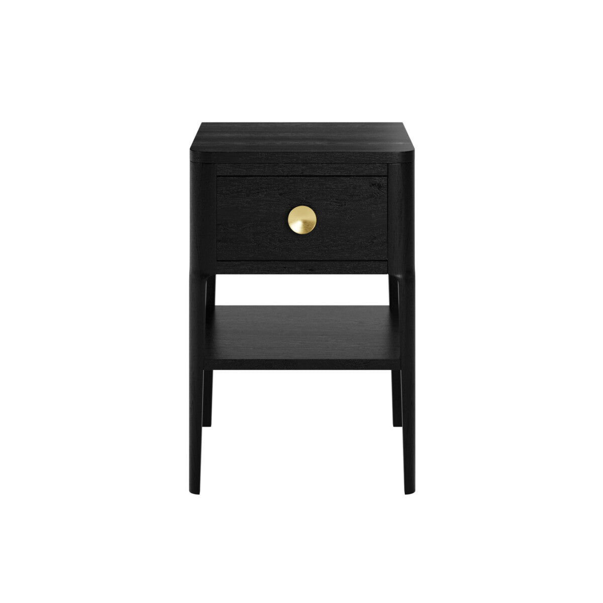 Abberley Bedside | Black | 1 Drawer, 40x40x60cm