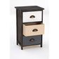 Apus Manufactured Wood Bedside Table, 58.5x35x28.5cm
