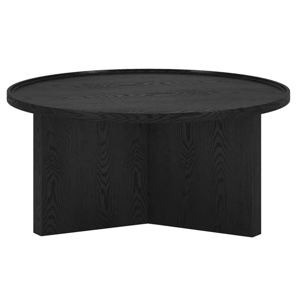 Buril Pedestal Coffee Table, 38.1cm H X 81.3cm L X 81.3cm W