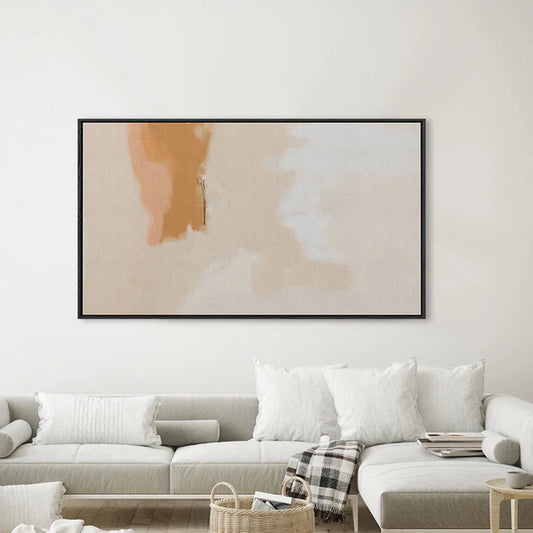 Neutral Blush Framed Canvas, 50x70cm