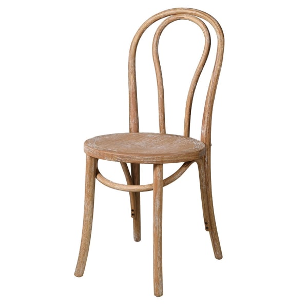 Reclaimed Oak Round Seat Dining Chair
