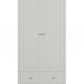Hastings Double Wardrobe - Grey, 189x96x57cm