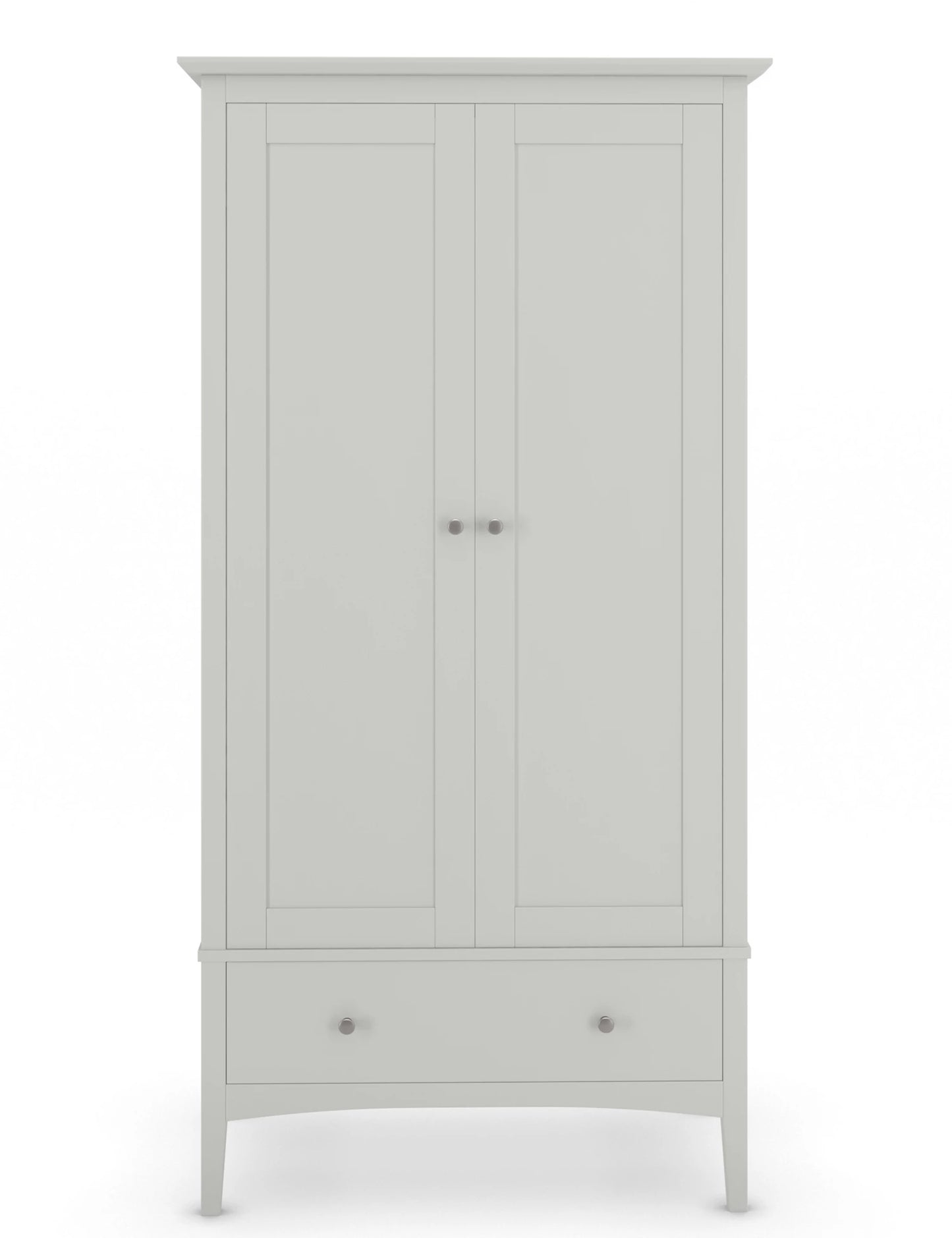 Hastings Double Wardrobe - Grey, 189x96x57cm