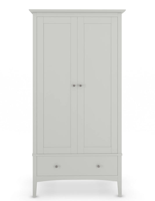 Hastings Double Wardrobe - Grey, 189x96x57cm