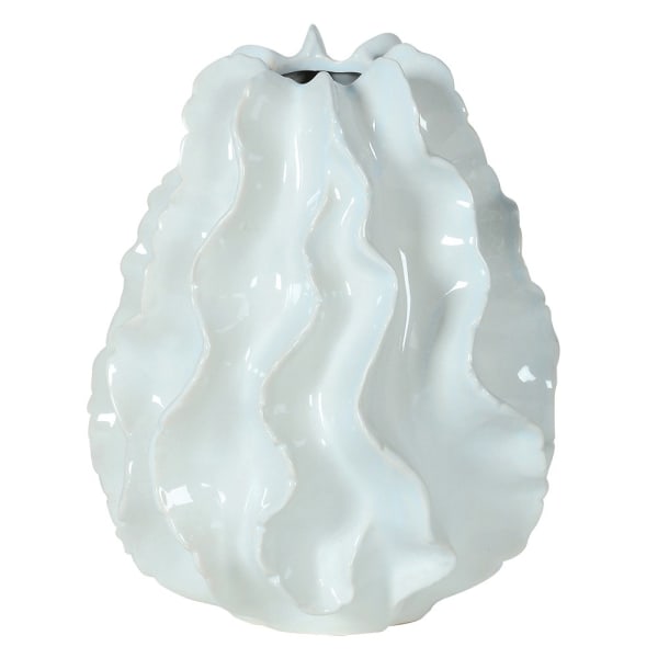 Hand Made Ceramic Wave Vase