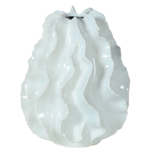 Hand Made Ceramic Wave Vase