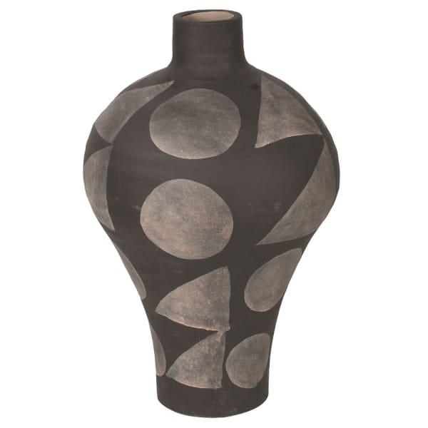 Black Terracotta Vase
