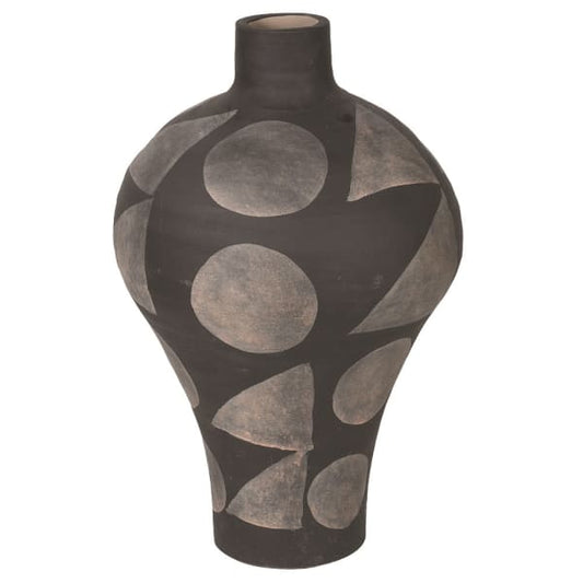 Black Terracotta Vase