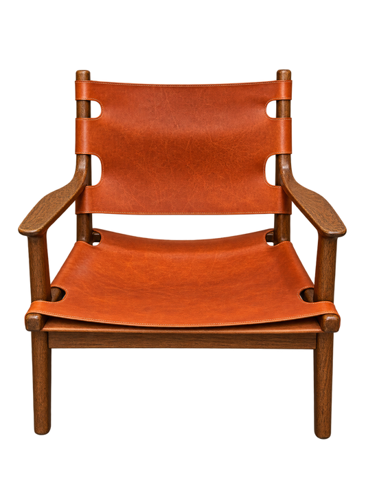 Sagrada Chair, Tan Leather, 74x76x76cm