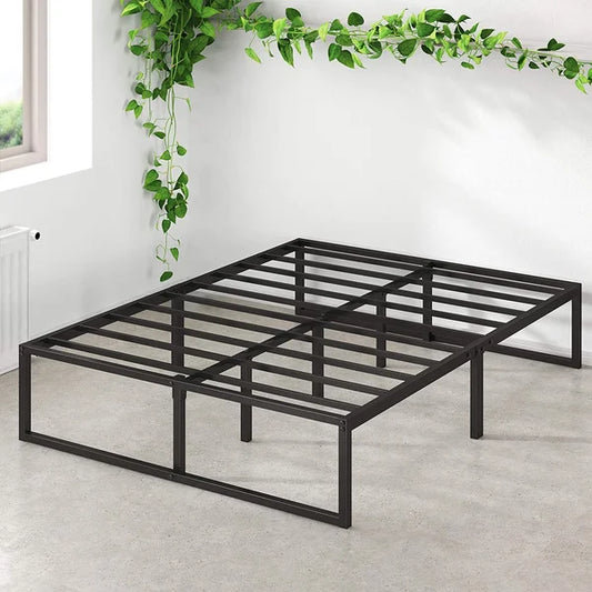 Corbe Modern Metal Bed Frame, Double