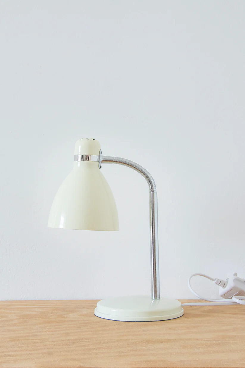 White Metal Desk Lamp