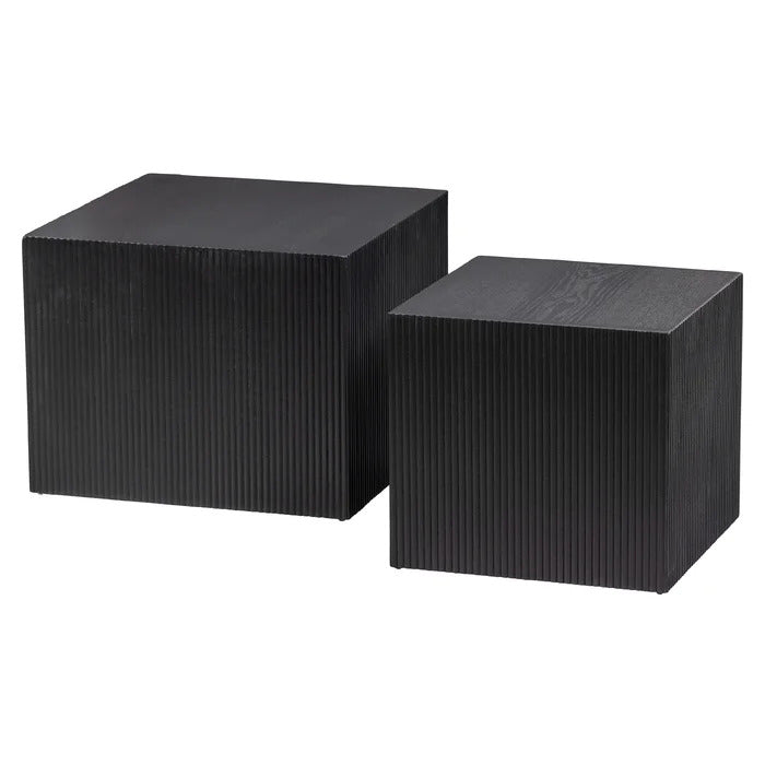 Darique 2 Piece Nest of Tables, 37x40x40cm