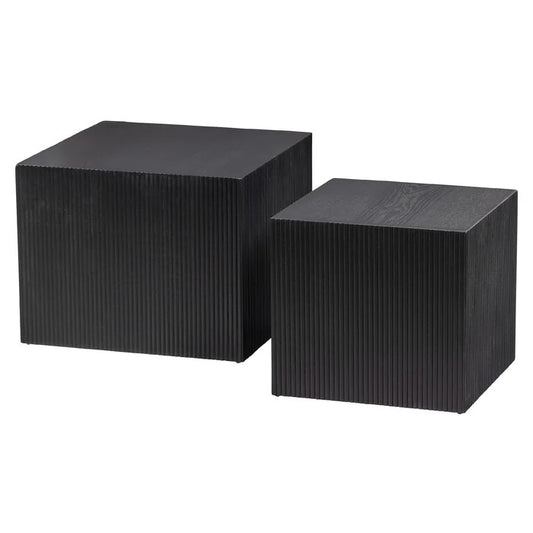 Darique 2 Piece Nest of Tables, 37x40x40cm