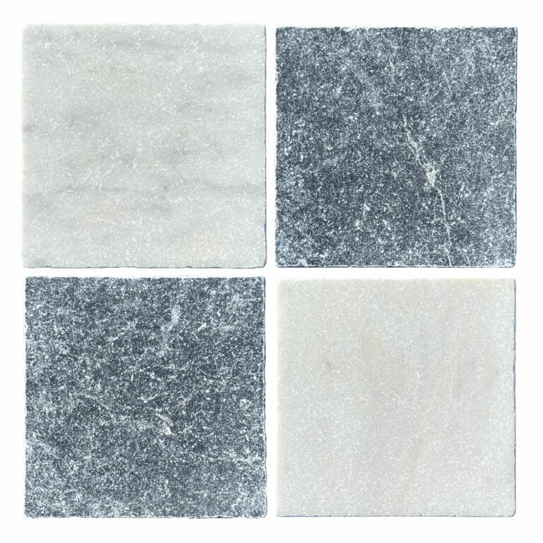 Classic Di Scacchi Tumbled Marble - 600x600x20