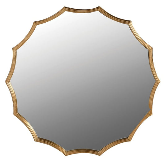 Gold Edge Wall Mirror, 100 X 100cm