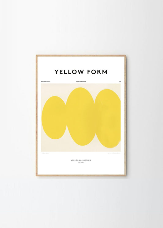 Emma Lawrenson, Yellow Form, 50x70