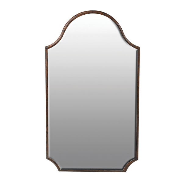 Shaped Frameless Wall Mirror, 40x70cm