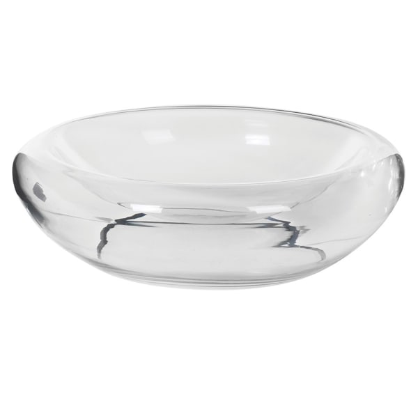 Large Curved Reversible Glass Bowl