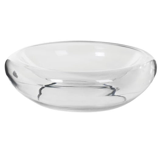 Large Curved Reversible Glass Bowl