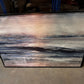 Blue Waves Summer Haze Framed Seascape Acrylic Canvas 120 x 80cm