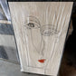 Abstract Face with Orange Lips Canvas 50 x 90cm