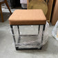 Leather Kitchen Stool, 46 X 39 X 60cm