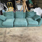Dark Cyan 3 Seater Sofa, 85x260x105cm