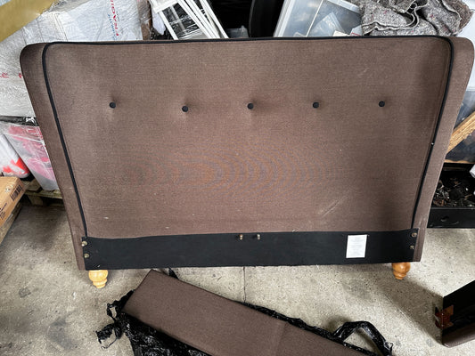 Brown Double Bed