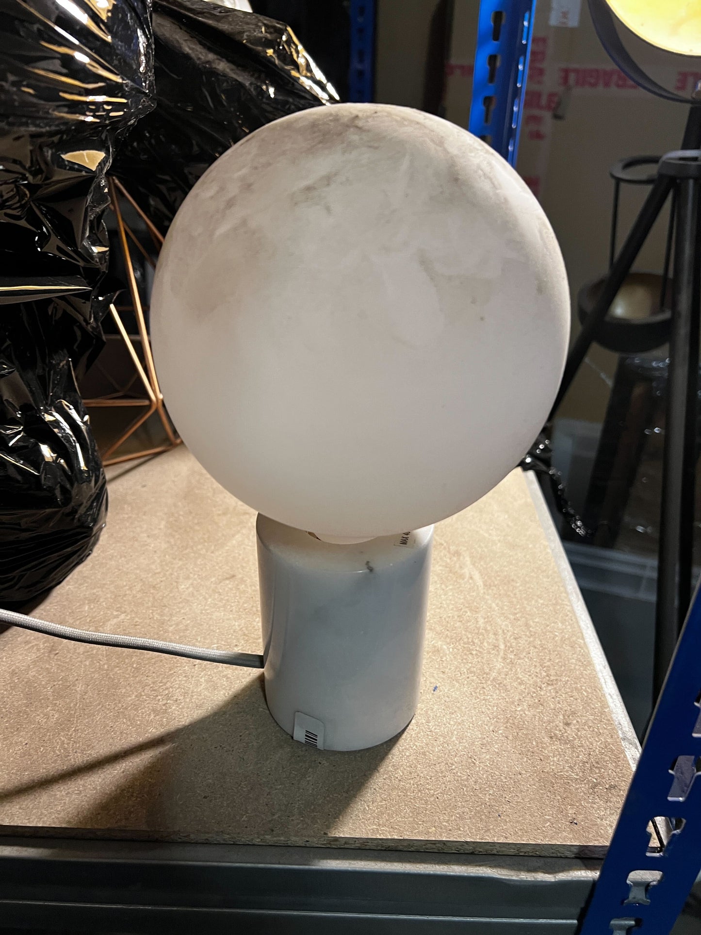 White Bedside Lamp