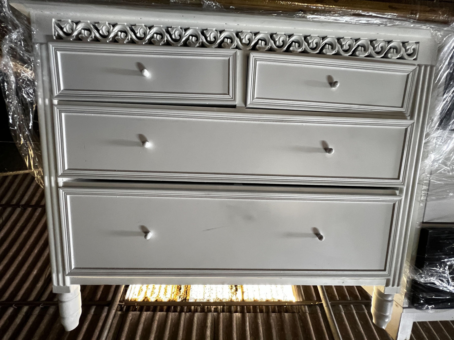 White Chest of Drawers, 90x75x35cm