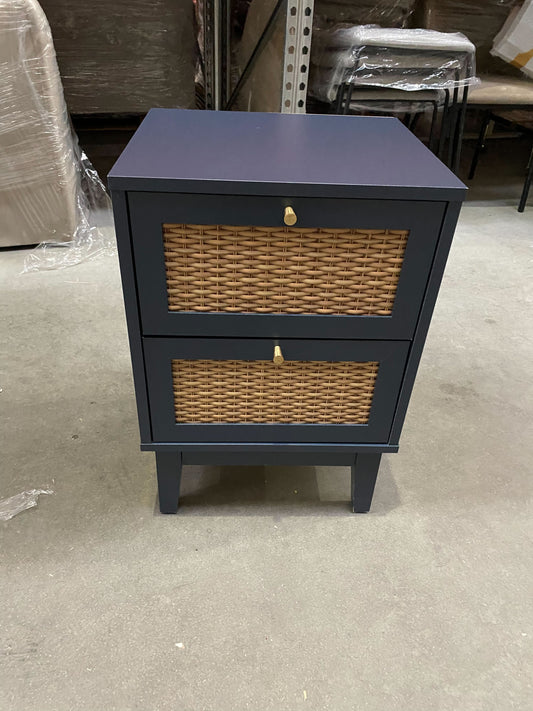 BORDEAUX BEDSIDE 587x400x355mm, Dark Grey