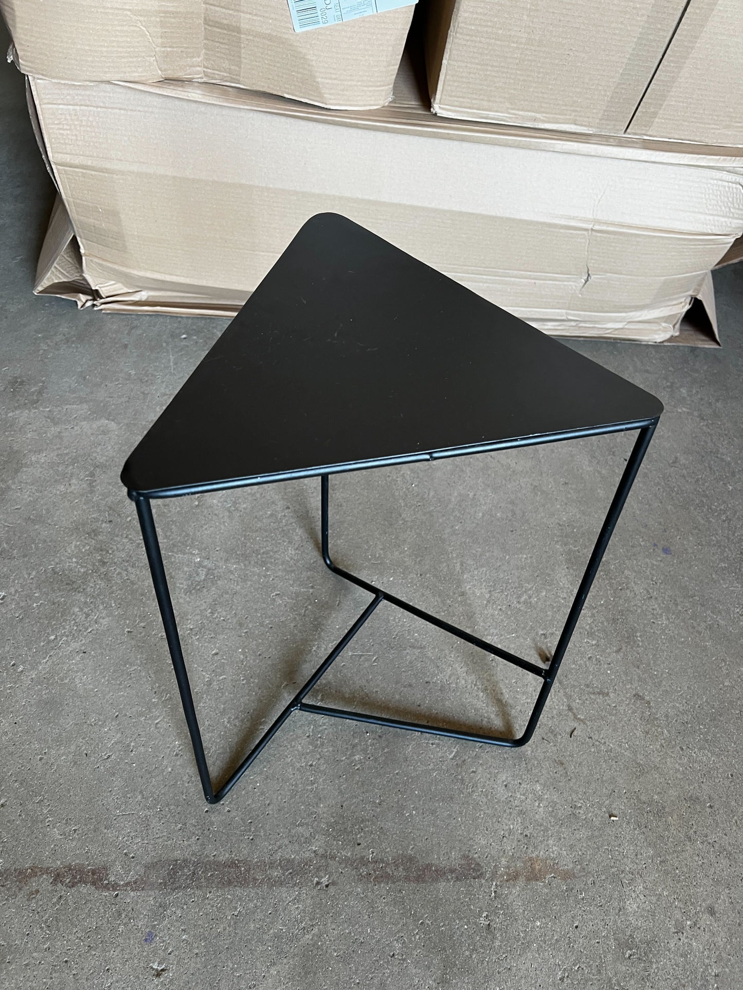 Black Metal Side Table
