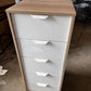 Askvoll 5 Drawer Chest, 45x41x109cm