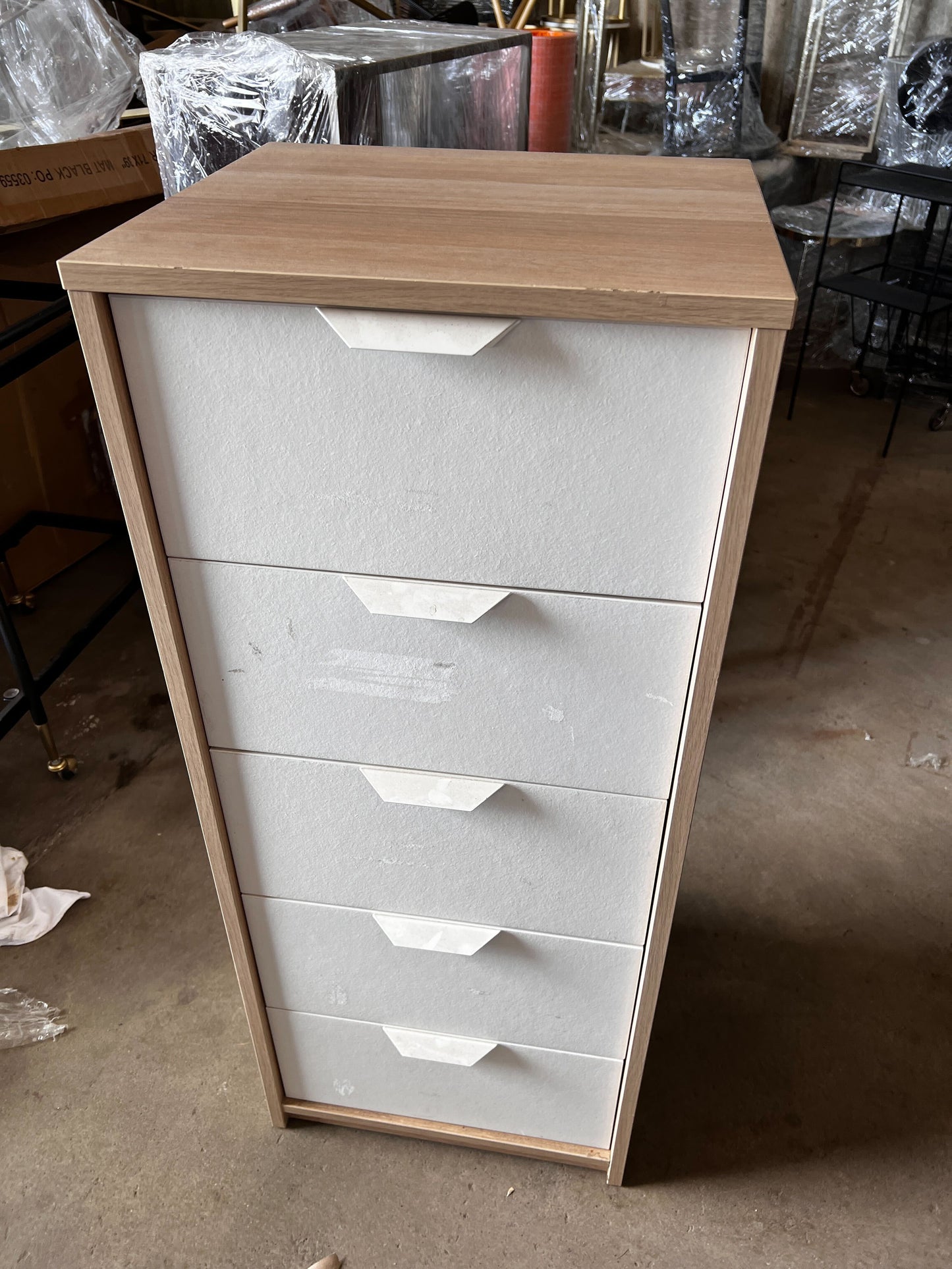 Askvoll 5 Drawer Chest, 45x41x109cm