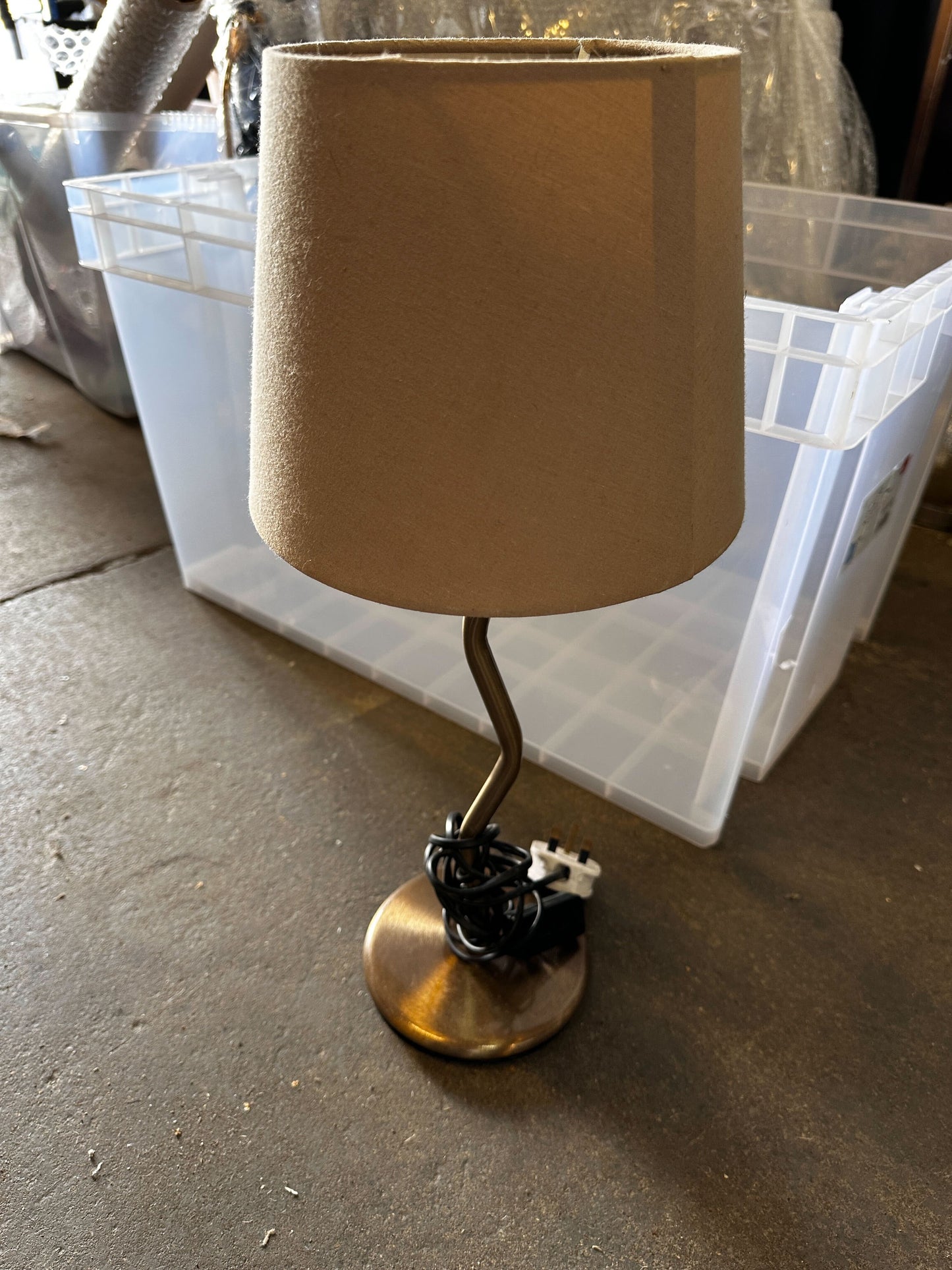 Vintage Ikea Antimon Squiggle Lamp