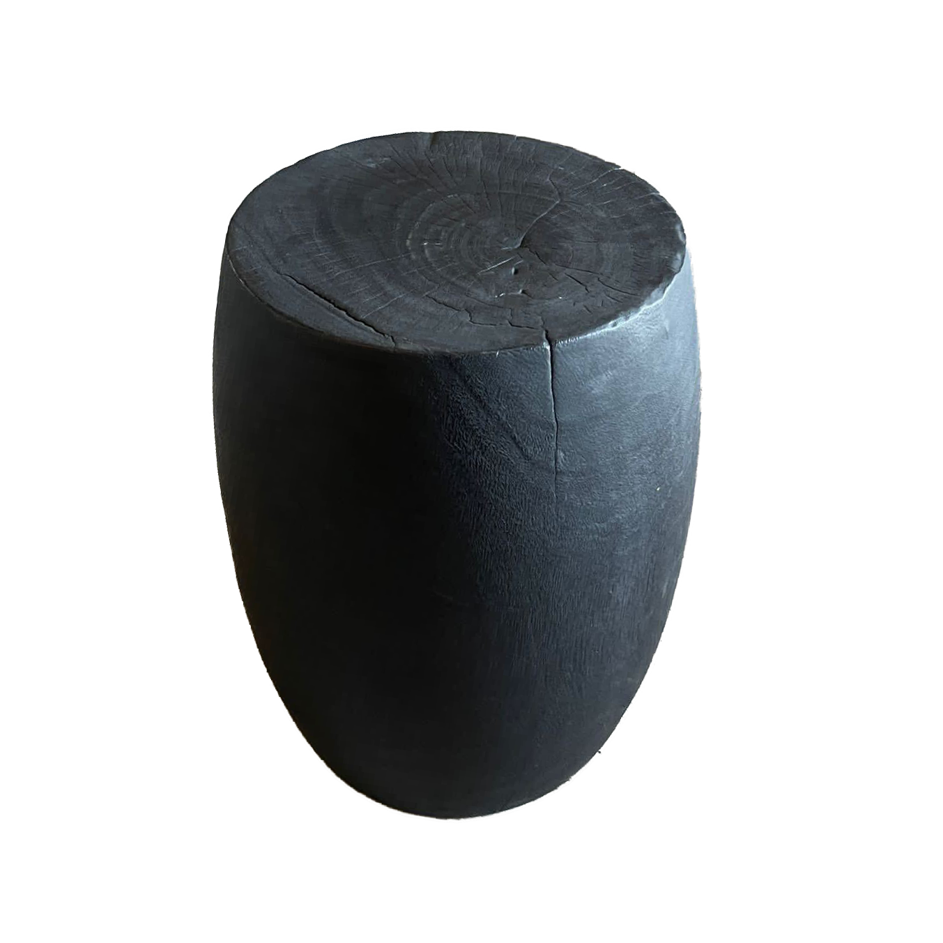 Lychee Wood Drum Side Table or Stool