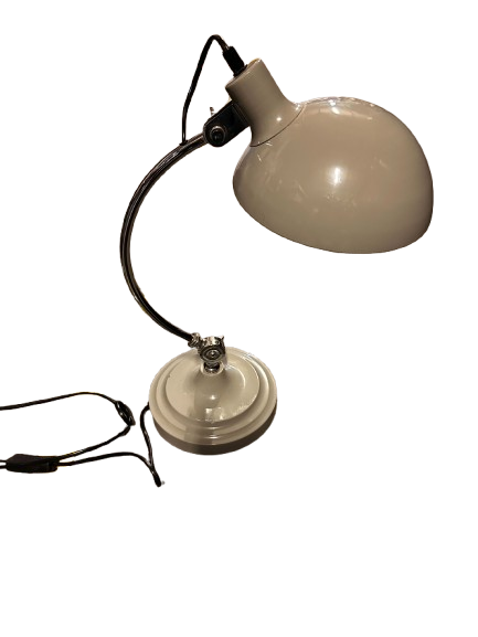 Grey desk lamp - premier housewares