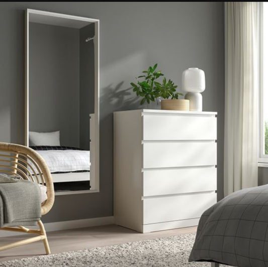 Ikea Nissedal Mirror, White, 65x150cm