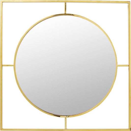 Mirror Stanford Frame Gold, 78x78cm