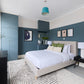 Allegra Bed - 5' Cashmere 159x106x215.5cm