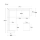 MODEL 03 Corner Sofa | Pumice, 71x254x254cm