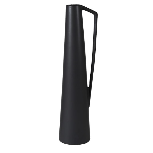 Slim Matt Black Vase