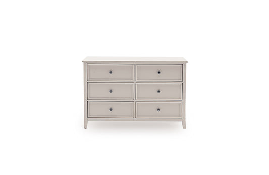 Mila 6 Drawer Chest of Drawers Clay, 122x85x45cm